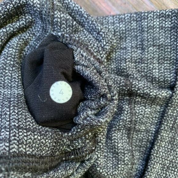 Lululemon Womens Leggings Gray High Waist Heathered Pull Ons 4 - Picture 4 of 7